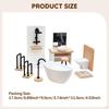 1/12 Dollhouse Bathing Area Set Ornaments and Accessories Collection