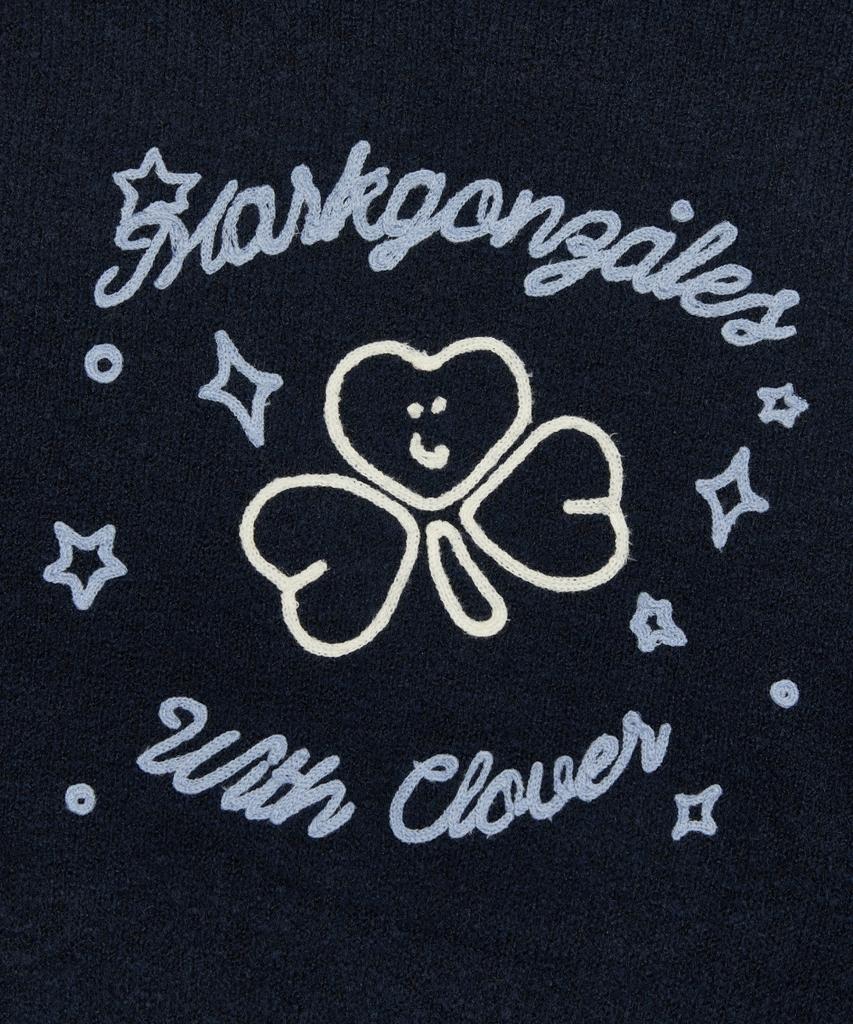 MARK GONZALES Women'S Club Graphic Knit - Navy