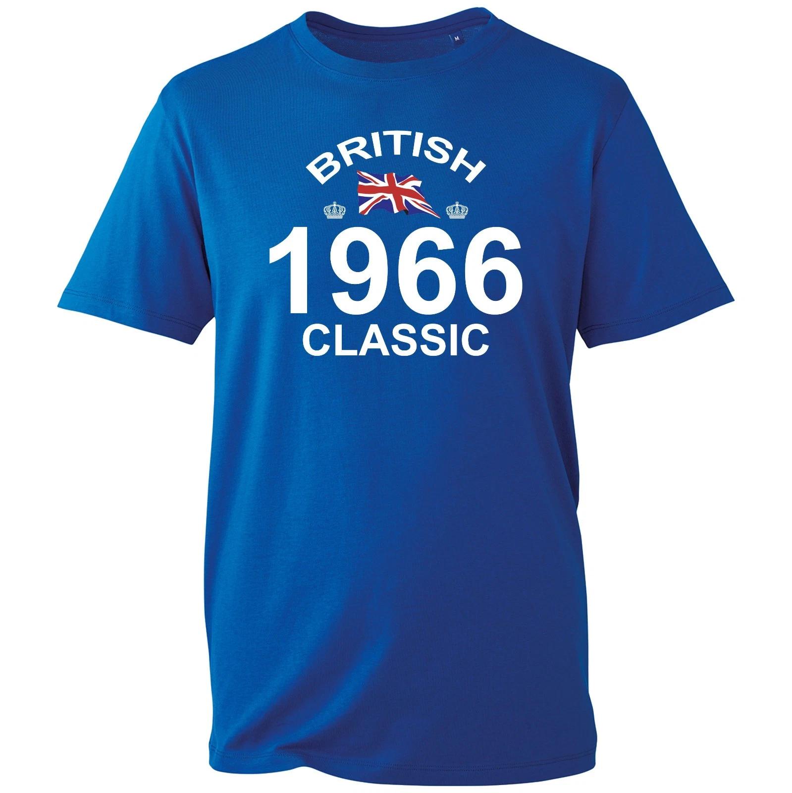 British 1966 Classic T-Shirt, Novelty Vintage Retro Uk Pride Gift Unisex Tee Top S
