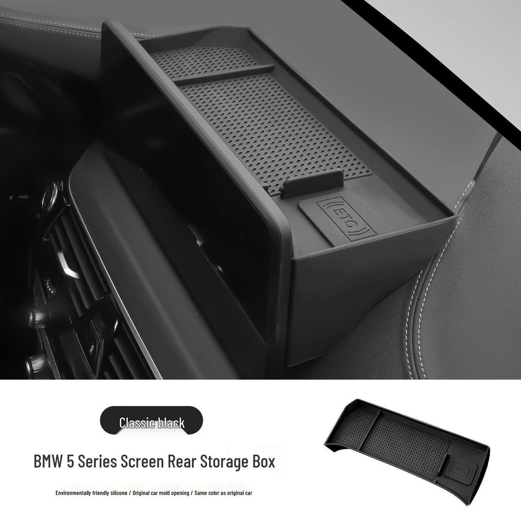 Caixa de Armazenamento de Silicone para Série 3, 5, 7 & X3, X5, X6, X7 da BMW - Console Central