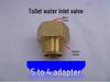 Toilet Inlet Valve 5/8" To 1/2" Conversion Connector