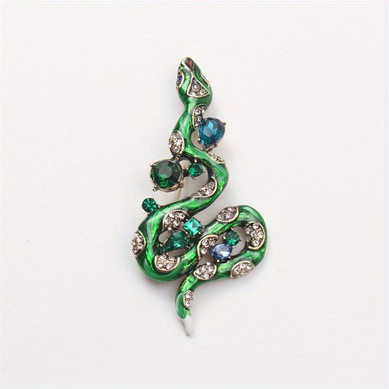 Stylish and Elegant Zodiac Animal Snake Brooch Personalized Luxury Accessory Pin Gift