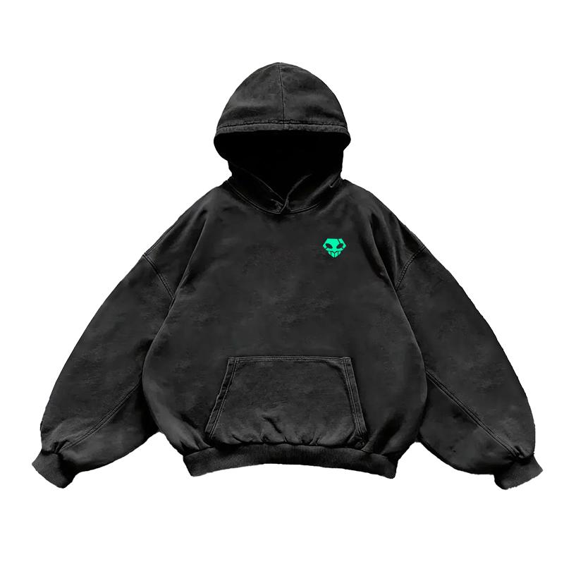 Japan AnimeBLEACH Ulquiorra Cifer Printed Hooded Men Women High Quality Washed Cotton Hoodies Harajuku Male Manga Sweatshirt