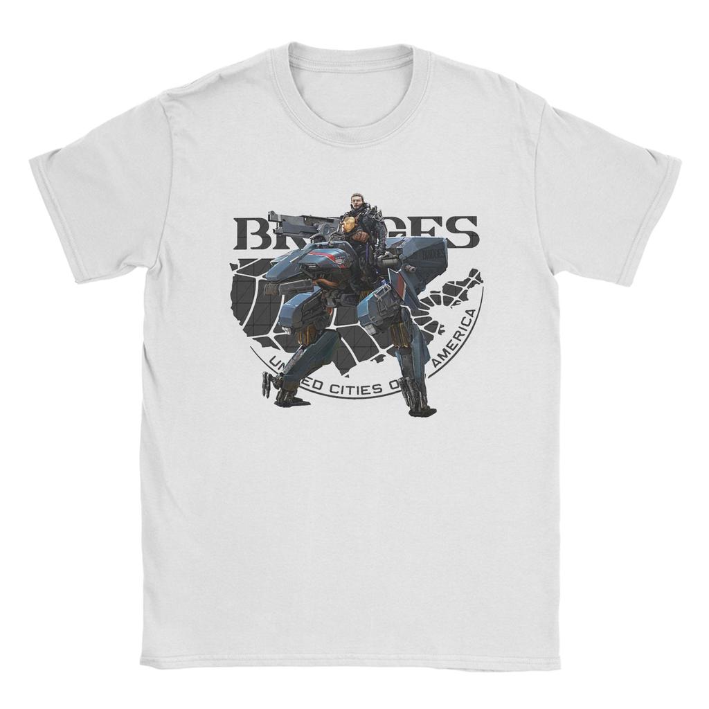 Death Stranding Gra Kojimy Koszulki Vintage Czysta Bawełna T-shirt Okrągły Dekolt Krótki Rękaw Koszulka Pomysł na Prezent Ubrania