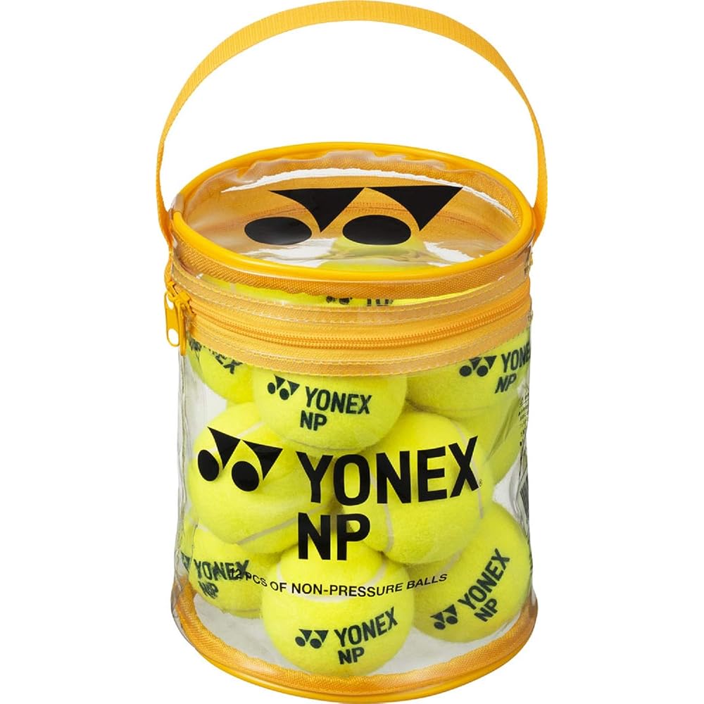 YONEX Tennis Balls Non-Pressurized Yellow 12 Pack