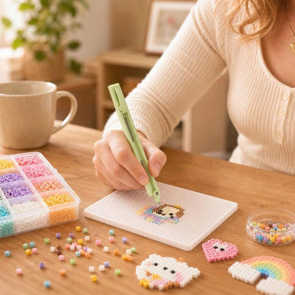 Gleitender Kugelschreiber mit Perlen, Automatischer Spender, Werkzeug zum Platzieren von Puzzle-Perlen, Werkzeug zum Setzen von Perlen, Puzzle-Montage
