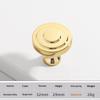 Aluminum Alloy Furniture Knobs Rustproof Waterproof Surface Classic Design for Cabinet Drawer Dresser Bathroom Kitchen Furniture