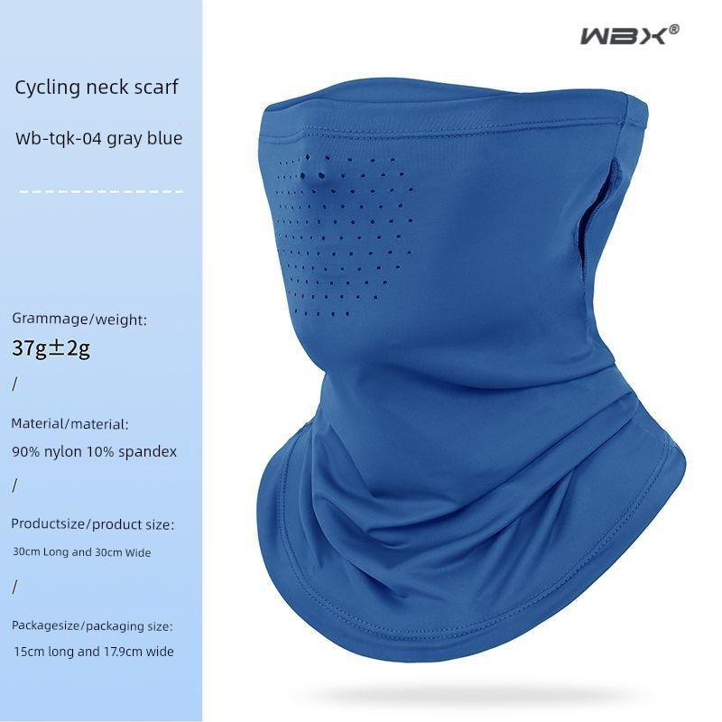2026 Summer Full Face Neck Protection Ear-Hanging Scarf Magic Headscarf Sunscreen Ice Silk Quick-Dry Breathable Cycling Mask for Men and Women