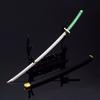 10inch Anime Bleach Katana Kurosaki Ichigo Sword Aizen Metal Ninja Knife Blade Real Size Japanese Katana Samurai Sabre Toy Gift