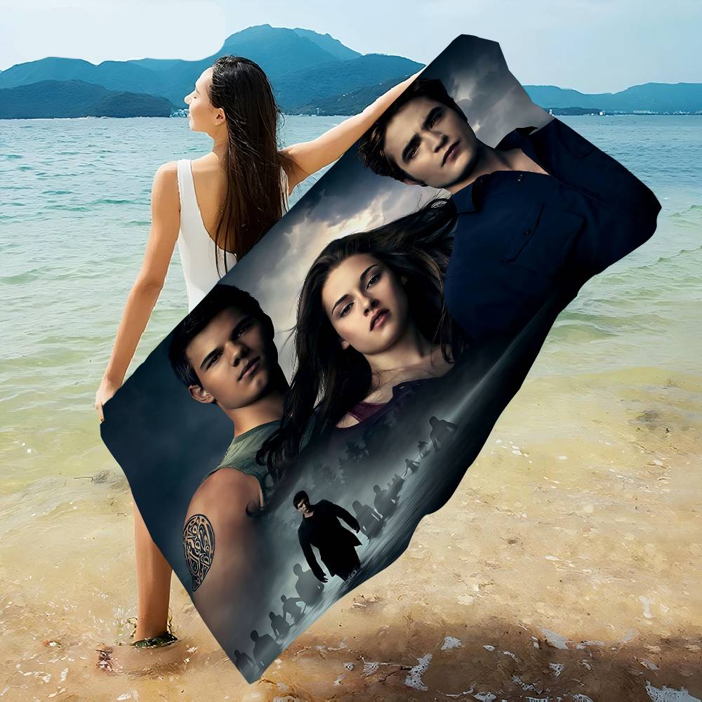 Movie Twilight Big Microfiber Beach Towels Quick Dry Towel Sand Beach Towels Pool Towel for Travel Swim Pool Yoga