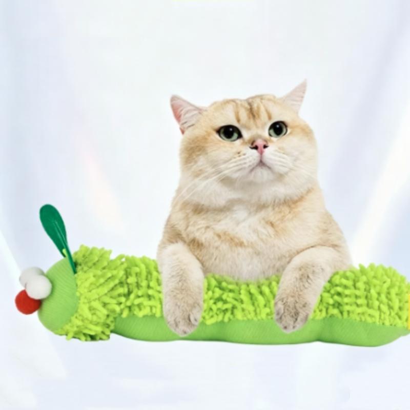 Pet Plush Cat Toy for Boredom Relief Scratch Bite Resistant Small Animal Playtime Accessory Self-Pleasure Amusing