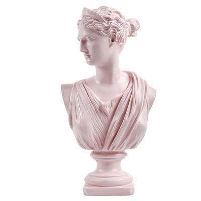 European Resin David Venus Head Statue Home Livingroom Goddess Angel Sculpture Figurines Decoration Cafe Desk Accessories Crafts