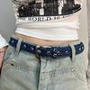 Cowboy Canvas Belt, Women's Versatile Fashion Decoration Accessory, Needle Buckle Belt