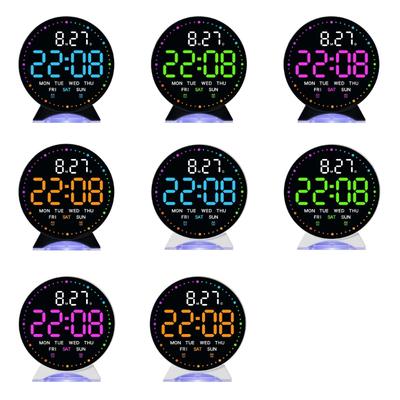 Wecker für Schlafzimmer Digitale Uhr Nachtlicht Digitaler Wecker mit Innentemperatur Schreibtischuhr für Schlafzimmer