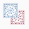 Daylily Chinese Style Mulberry Silk Scarf - Double-Sided 90cm Square with Creative Design