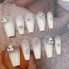 10Pieces Flatback Glass Nails Rhinestones Crystal Charm Nail Art Flatback Gems
