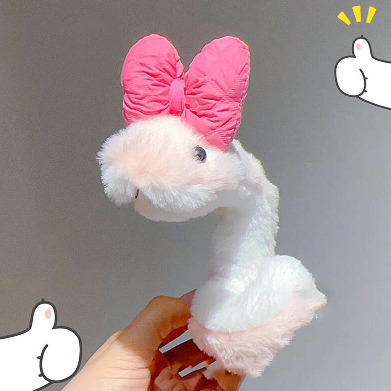 Kreslený Malý Had Plyšový Tleskací Kruh Anime Hračky Kawaii Plněné Panenky Zábavná Kreativní Hadí Panenka Narozeninový Dárek Pro Děti