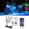 RGB Motorcycle LED Ambient Light Strip - App Controlled Decorative Atmosphere Lighting