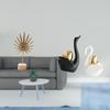 Nordic Abstract Metal Sculpture And Swan Figurines Creative Tabletop Ornament Art Crafts for Home