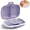 Portable 8-Compartment Moisture-Proof Weekly Pill Organizer and Storage Box