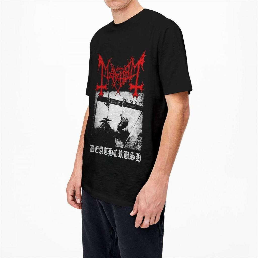 Men Women T Shirt Mayhem Deathcrush Euronymous Dead Varg  Short SleeveCotton T Shirts O Neck Large Size T Shirt