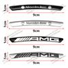 4Pcs Aluminium Car Wheel Hub Styling Stickers Decoration Strip For Mercedes Benz AMG W204 W205 W203 W211 W212 W213 W201 W210