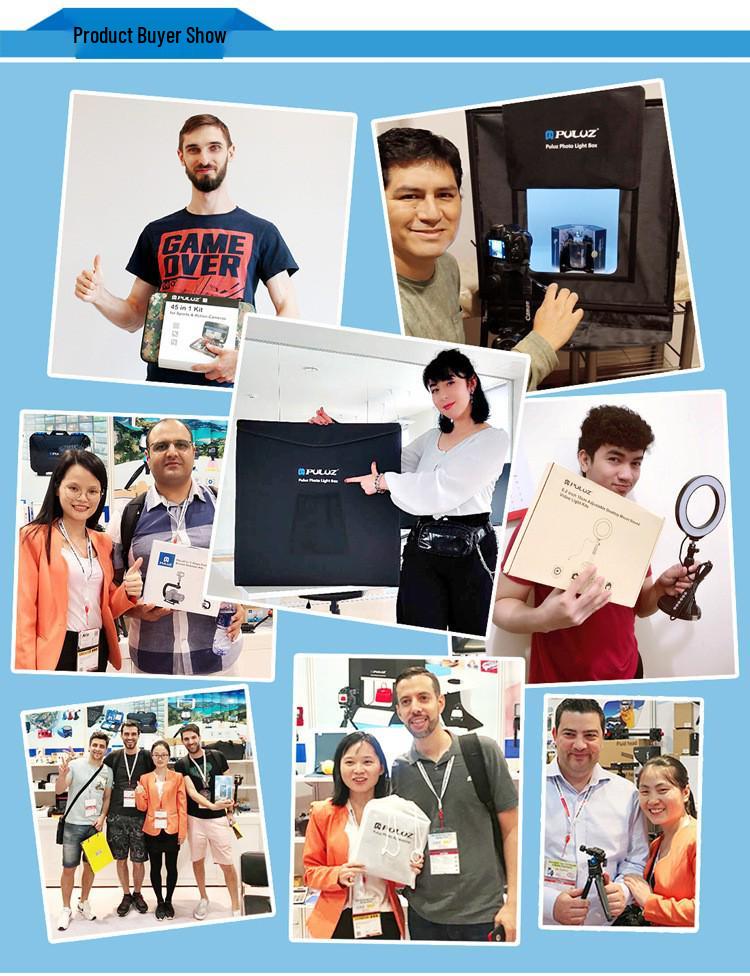 PULUZ 50cm Przenośne Studio Fotograficzne z Pierścieniowym Oświetleniem LED