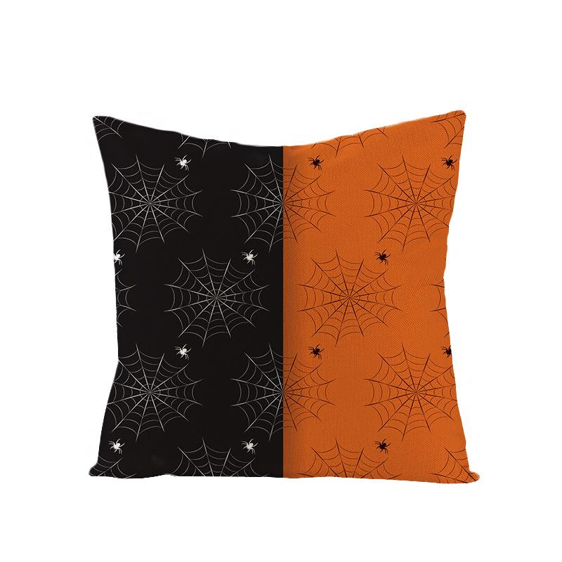 Neue Halloween Polyester Kissenbezug Zuhause Zuhause Schlafzimmer Sofa Kissen Lendenkissenbezug
