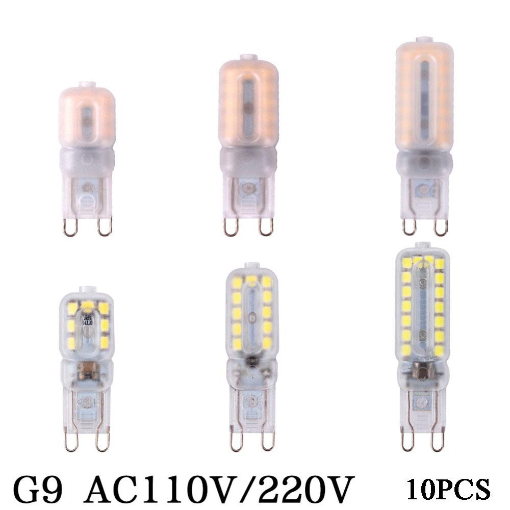 10pcs G9 G4 LED Lamp 3W 5W AC12V AC220V LED Bulbs SMD 2835 LED G9 Light Replace 30/50W Halogen Lamp Light For Home Useful
