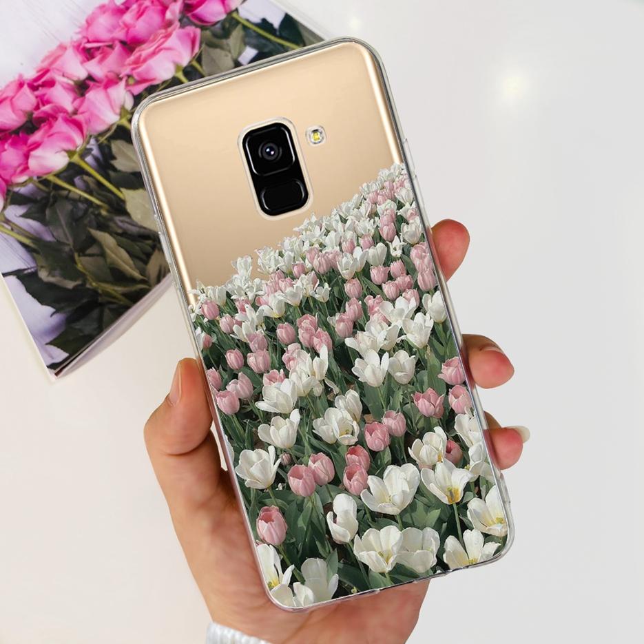 For Samsung Galaxy A8 2018 Case SM-A530F New Fashion Painted Cover Soft Silicone Phone Case For Samsung A8 Plus A8+ A730F Bumper