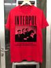 Interpol Band Turn On The Bright Light Red T Shirt Full Size S-5XL