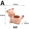 Cute Pig Resin Flower Pot Cartoon Animal Succulent Flower Pot Desktop Plants Pot Cactus Potted Home Decoration Ornaments Gift