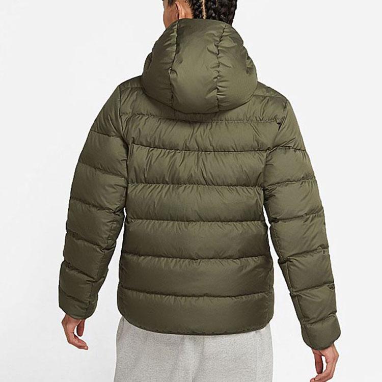 Nike NSW Down Fill Hooded Warm Down Jacket Men Outerwear Green CU0226-380