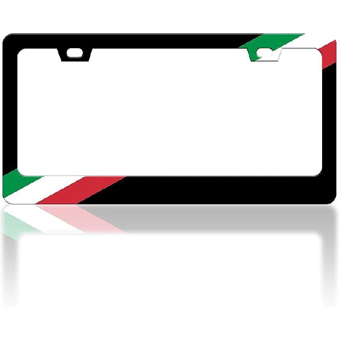 Cherry Blossoms License Plate Frame Beautiful Pink Flowers License Plate Frames Funny Auto Accessory Bracket Stainless Steel License Plate for Women