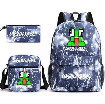 Backpack, Various Styles, Cartoon Heat Transfer, Digital Printing, Backpack, Large-Capacity Student Schoolbag