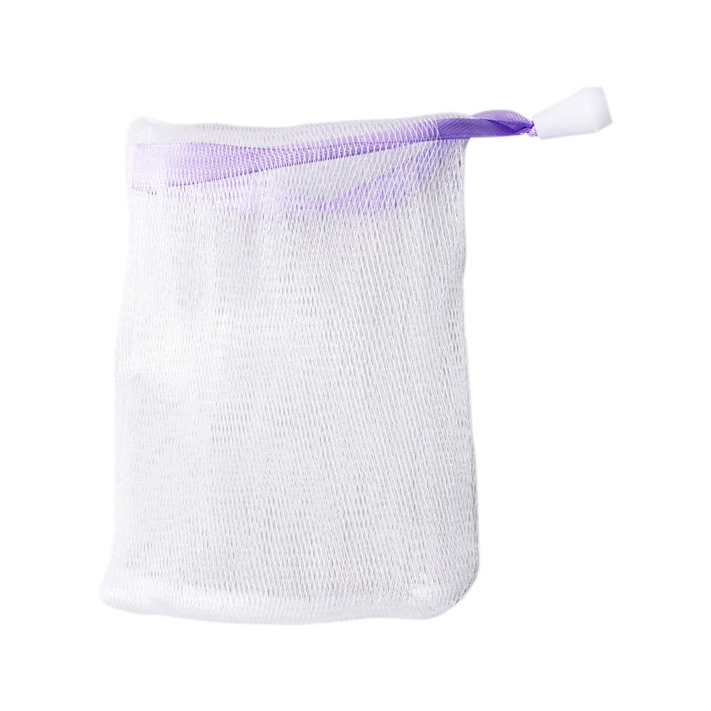 Bath Exfoliating Drawstring Bag Foaming Mesh Bag Soap Saver Bag Face Cleansing Tool Net Soap Pouch