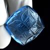 Natural Blue Topaz Loose Gemstone Square Cushion Cut 51.10 Ct for Jewelry Making and Gem Collections