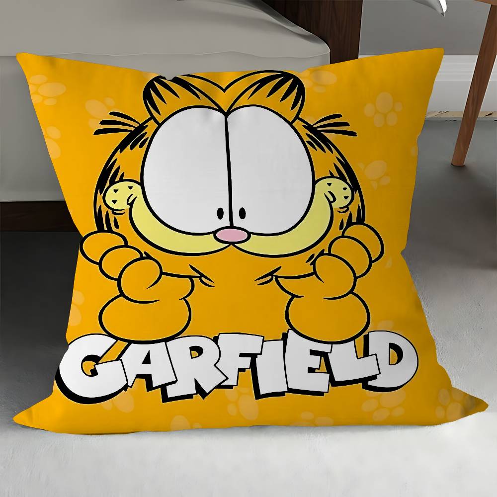 Cute Anime G-Garfields Cat 45*45cm Cushion Cover Pillow Cover Decor Pillowcase Home Pillowcase For Couch Pillow