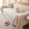 Sofa Towel With Full Coverage Cream Wind Blanket Universal Sofa Cover All Season Universal All Inclusive Non-Slip Sofa Blanket