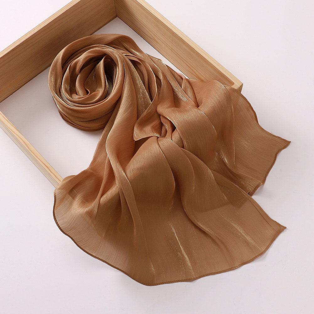 

Shimmershawl Шелковый хиджаб Шарф Дышащий Прохладный Остров Атлас Медина Шелковая вуаль Мусульманский хиджаб Блестящий Шелковый платок Женские шарфы Палантин