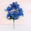 Christmas Decorative Flower With Bright Colors Party Home Decor Flowers Fake