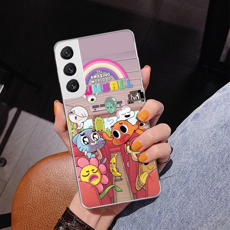 The Amazing World Gumball Phone Case For Samsung Galaxy S24 S25 Edge S26 Ultra S23 S22 S21 Plus S20 FE + Personalized Print Cove