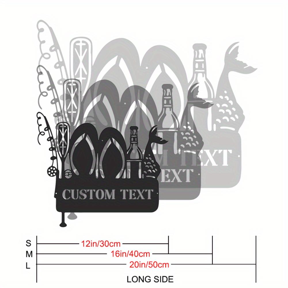 

Unique 1pc Rustic Lake Metal Wall Art, Charming Lake Theme Housewarming Gift, Cozy Cottage Outdoor Decor 30cm