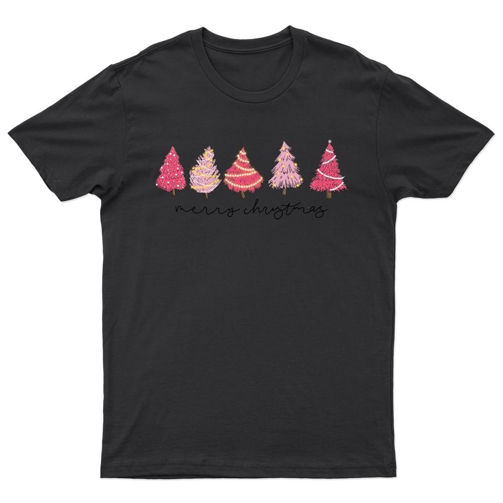 Merry Christmas Holiday Trees TShirt Unisex Gift Retro Funny Unisexs Vintage a