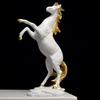 Resin Horse Classic Figurine Desk Collection Animal Decor Statue Craft Handicraft Waterproof  Gifts for Office Tabletop