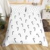 Christmas Candy Duvet Cover Set Comfortable Exquisite And Beautiful Bedding Decorations Suitable For Children Kids And Adults