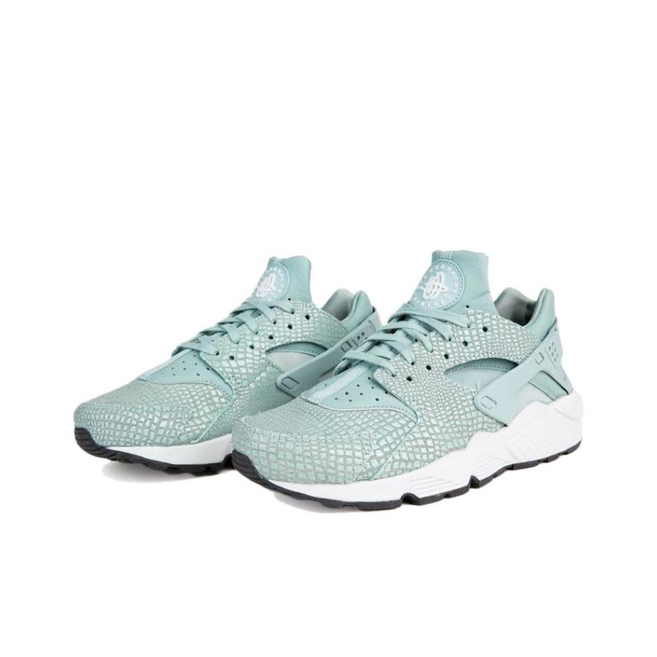 Nike Air Huarache Run Print Cannon Krokodil Damen Sneaker Blau Cannon-Blau Weiß 725076-006