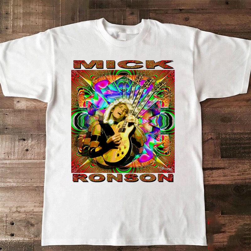 Mick Ronson Poster Short Sleeve Tee Unisex T-Shirt All Size EG240 Unisex T-Shirt
