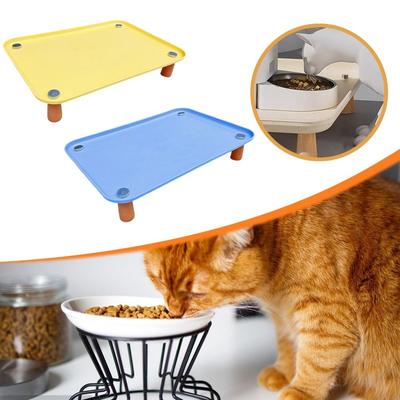 Plateau Alimentaire Antidérapant pour Chat Bol Surélevé pour Animal de Compagnie Support Relevé Nouveau Support Distributeur pour Animal de Compagnie Fournitures pour Animaux