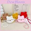 Adorable Plush Cat Children's Purse Lightweight Animated Design Perfect Gift
